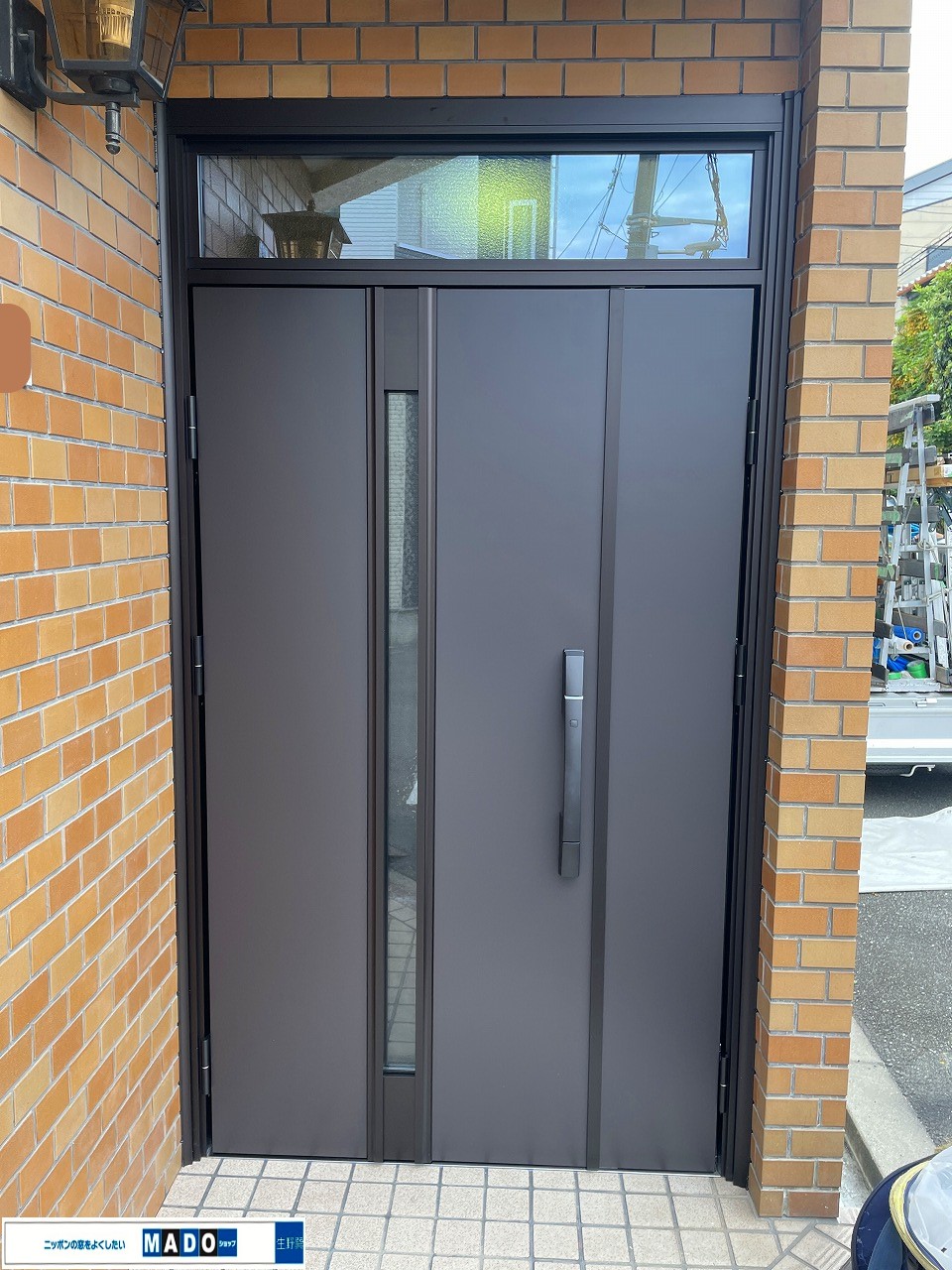 かんたん ドアリモ ランマ付き 親子玄関ドア 交換工事！(大阪市 都島区
